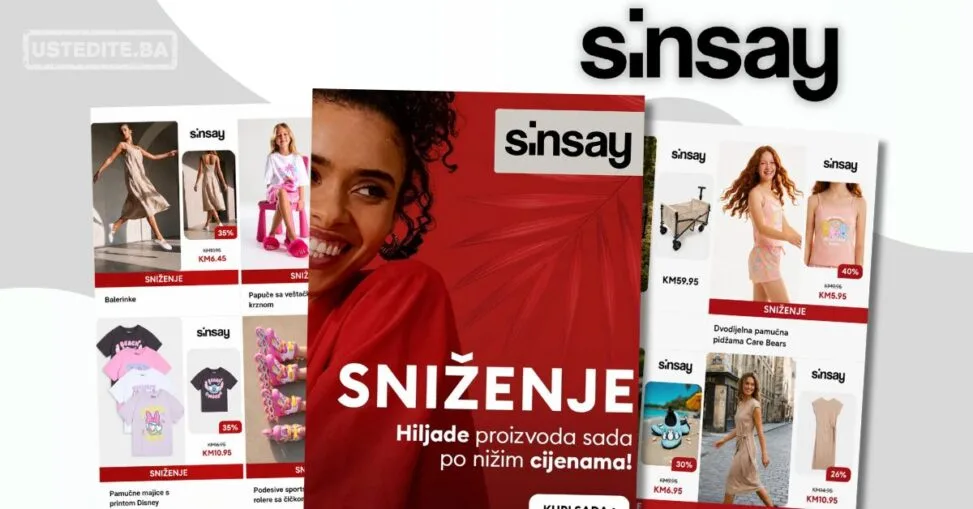Sinsay SUPER SNIŽENJE