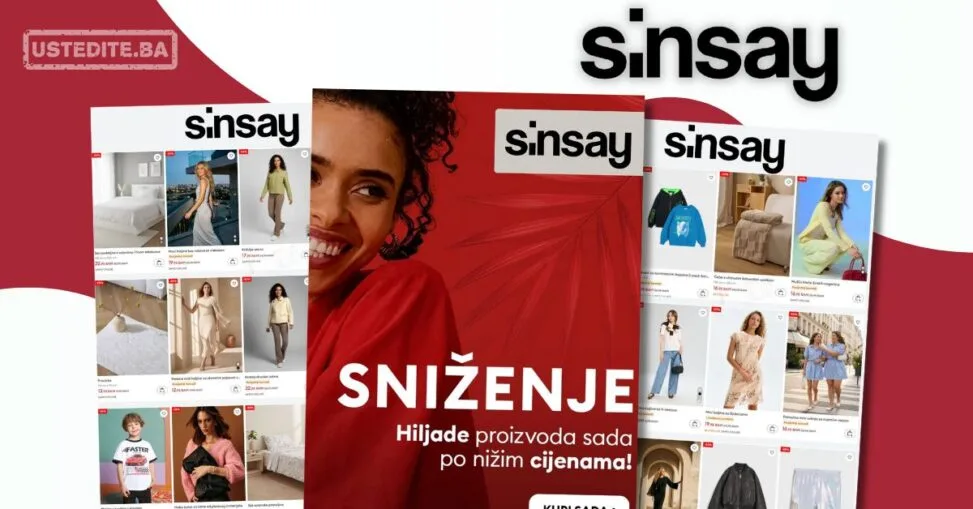 Sinsay SNIŽENJE od 15.6.2026.