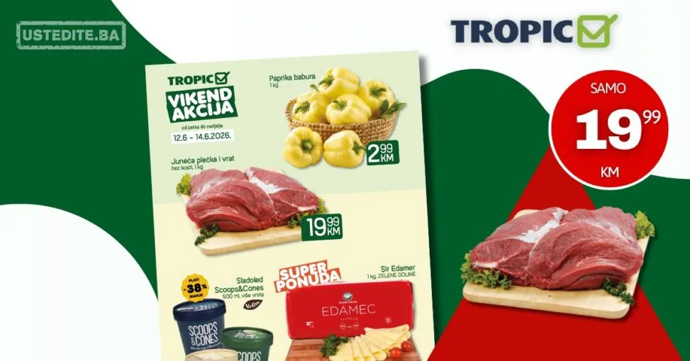 Tropic vikend akcija 12-14.6.2026.