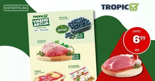 Tropic vikend akcija 26-28.6.2026.