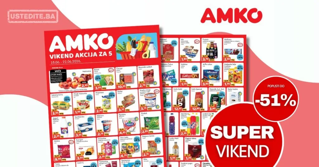 Amko vikend akcija 18-22.6.2026.