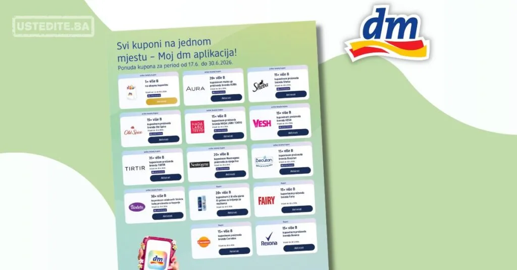 dm KUPONI – akcija do 30.6.2026.