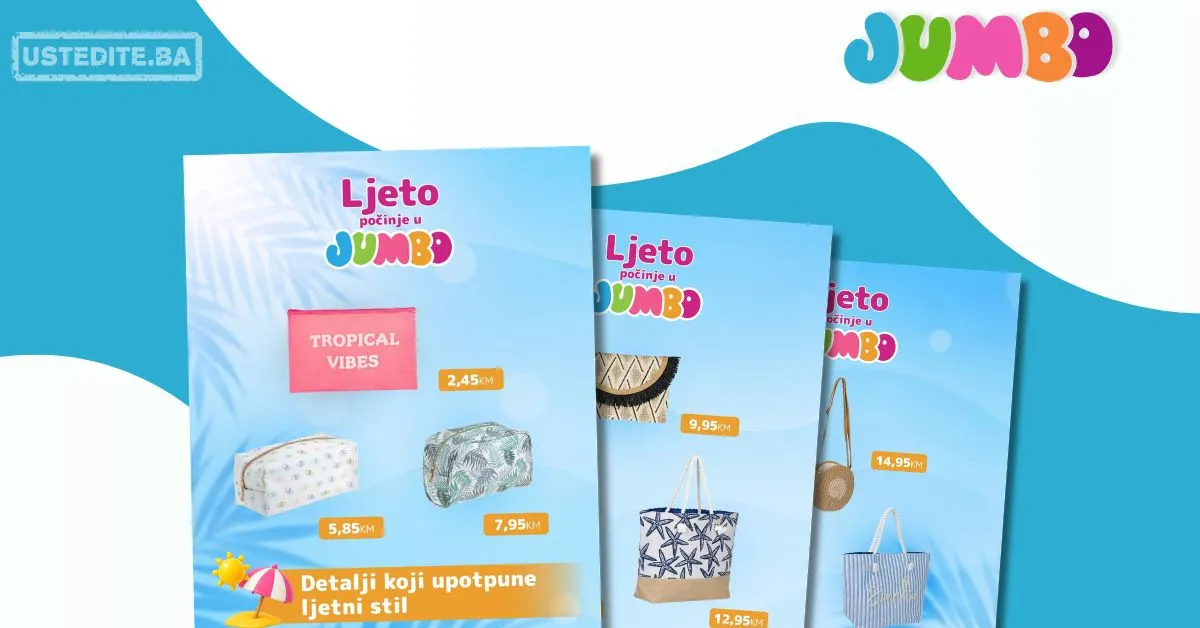 Jumbo akcija LJETNE TORBE juni 2026.