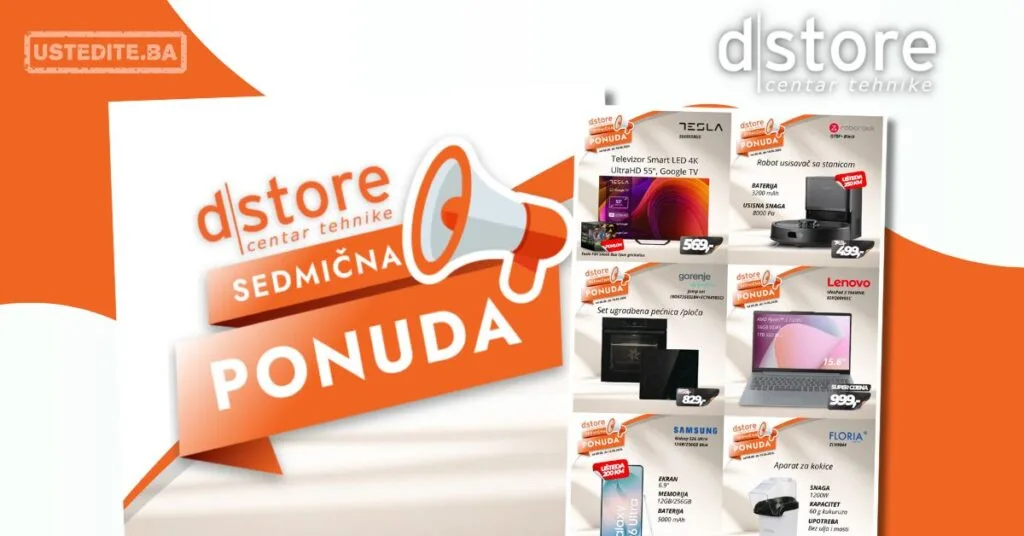 Dstore SEDMIČNA PONUDA 8-14.6.2026.