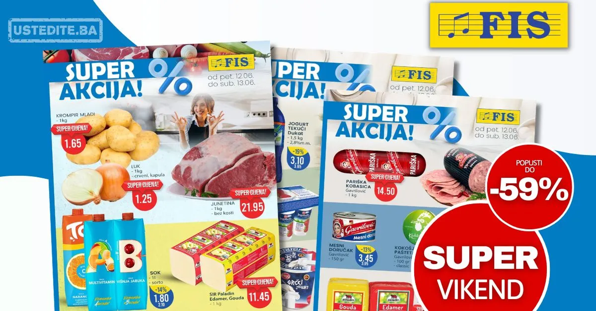 Fis vikend akcija 12-13.6.2026.