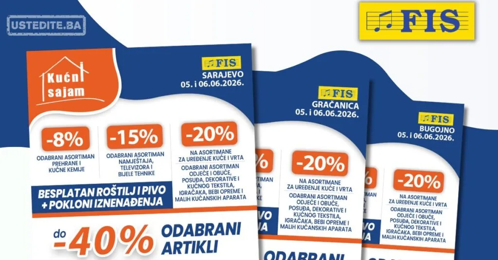 Fis KUĆNI SAJAM 5-6.6.2026.