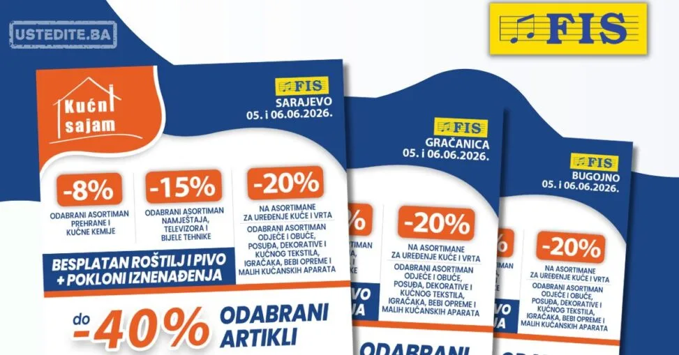Fis KUĆNI SAJAM 5-6.6.2026.