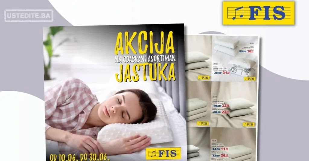 Fis akcija JASTUCI 10-30.6.2026.