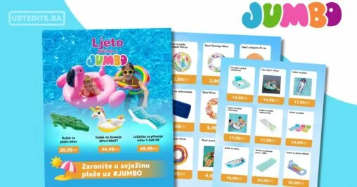 Jumbo katalog - Dušeci, šlaufi i rekviziti za ljeto po odličnim cijenama - ljeto 2026.