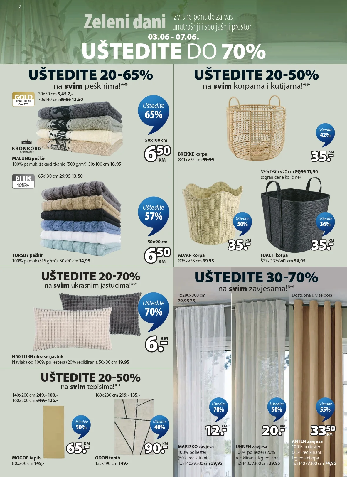 Jysk katalog RASPRODAJA 3-16.6.2026.