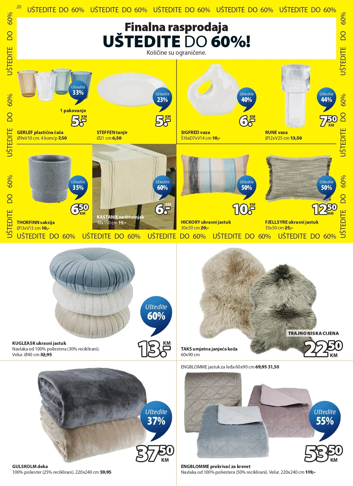 Jysk katalog RASPRODAJA 3-16.6.2026.