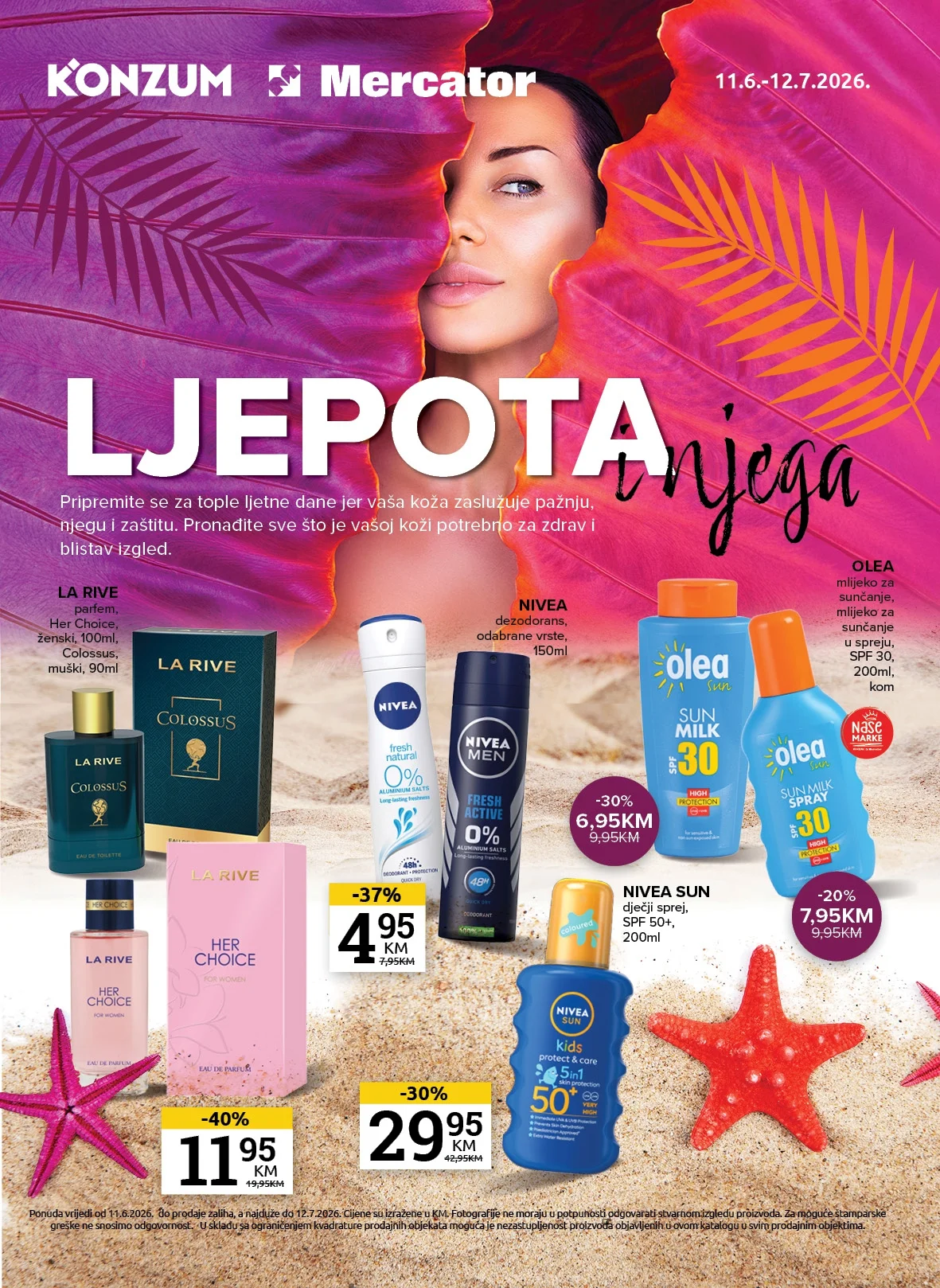 Konzum katalog LJEPOTA I NJEGA 11.6-12.7.2026. - str. 1