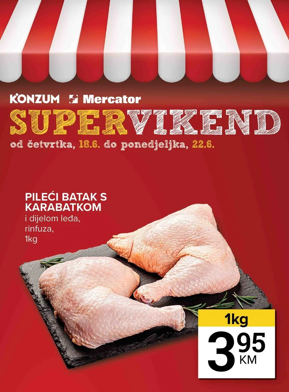 Konzum vikend akcija 18-22.6.2026. - str. 1
