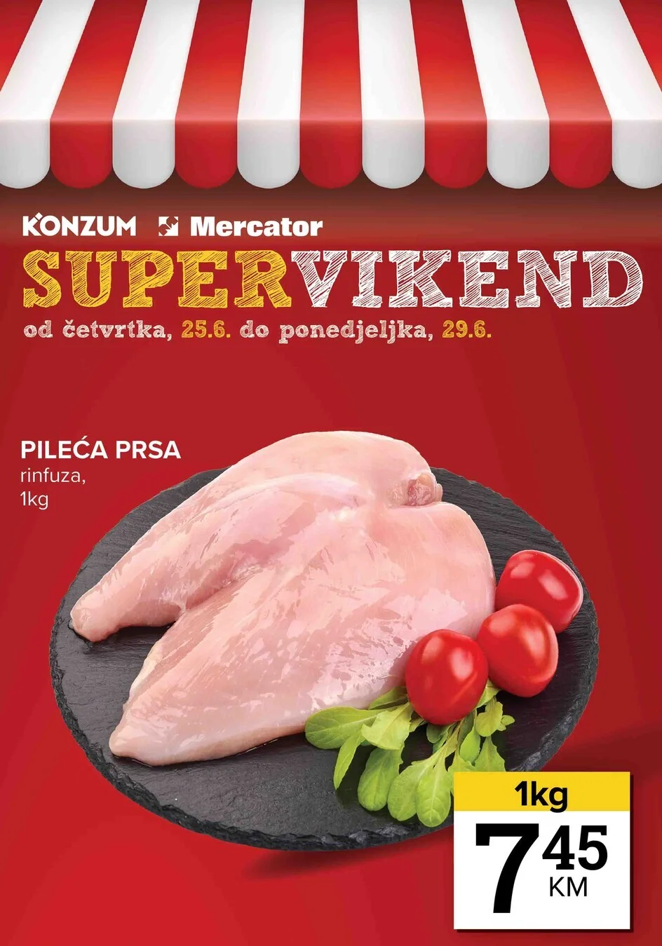 Konzum vikend akcija 25-29.6.2026. - str. 1