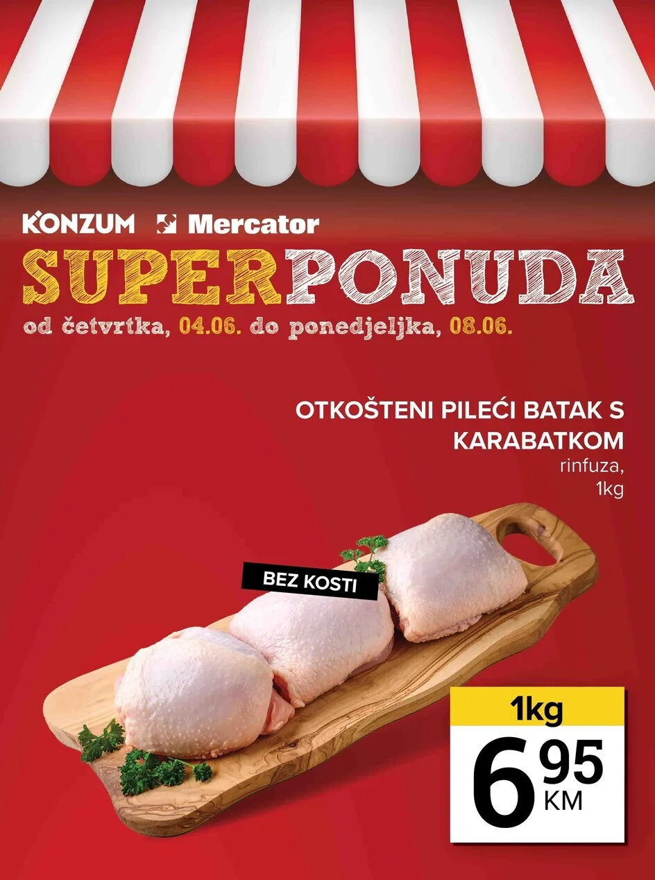 Konzum vikend akcija 4-8.6.2026.