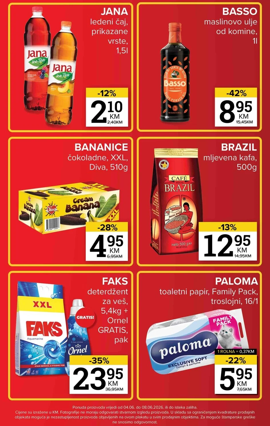 Konzum vikend akcija 4-8.6.2026.