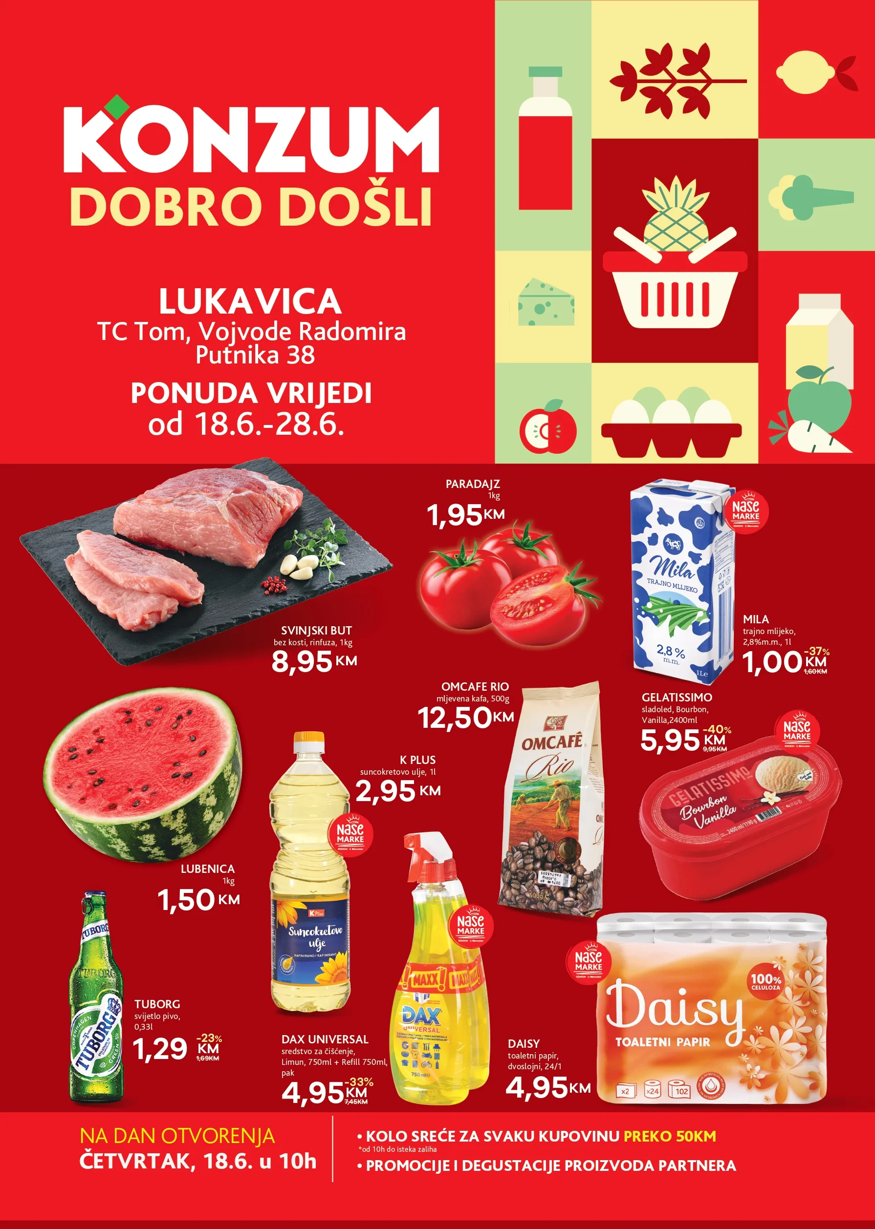 Konzum katalog LUKAVICA 18-28.6.2026. - str. 1