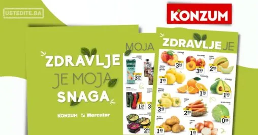Konzum ZDRAVE NAMIRNICE 16-22.6.2026.