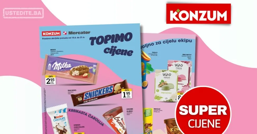 Konzum katalog SLADOLED 15-21.6.2026.