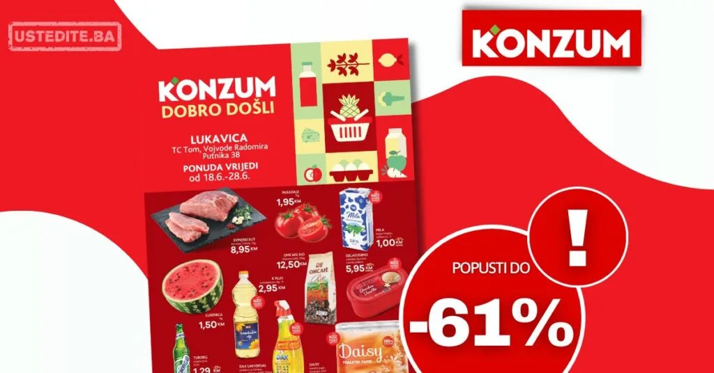 Konzum katalog LUKAVICA 18-28.6.2026.