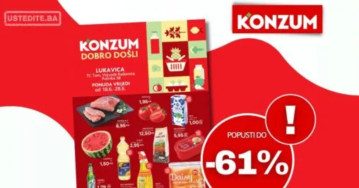 Konzum katalog LUKAVICA 18-28.6.2026.