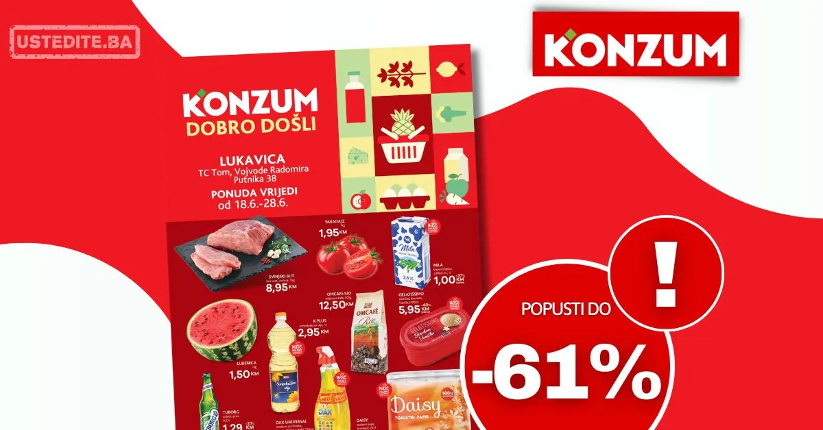 Konzum katalog LUKAVICA 18-28.6.2026.