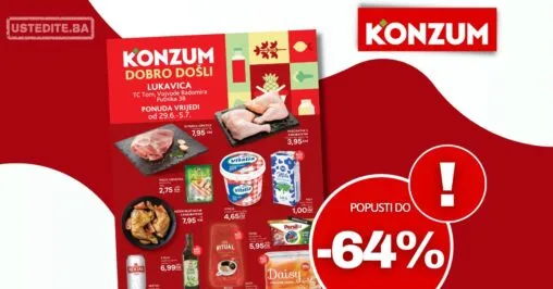 Konzum katalog LUKAVICA 29.6-5.7.2026.
