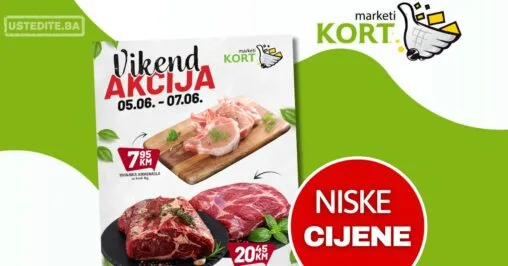 Kort vikend akcija 5-7.6.2026.