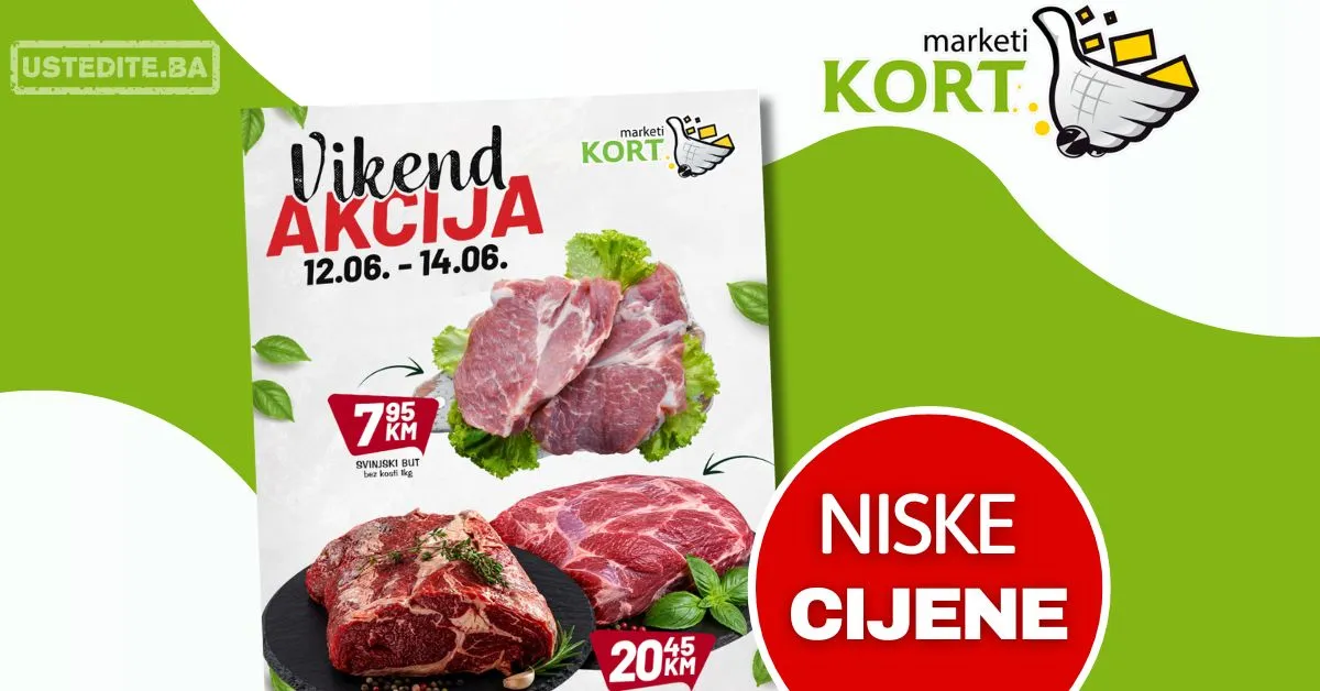 Kort vikend akcija 12-14.6.2026.