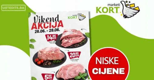 Kort vikend akcija 26-28.6.2026.