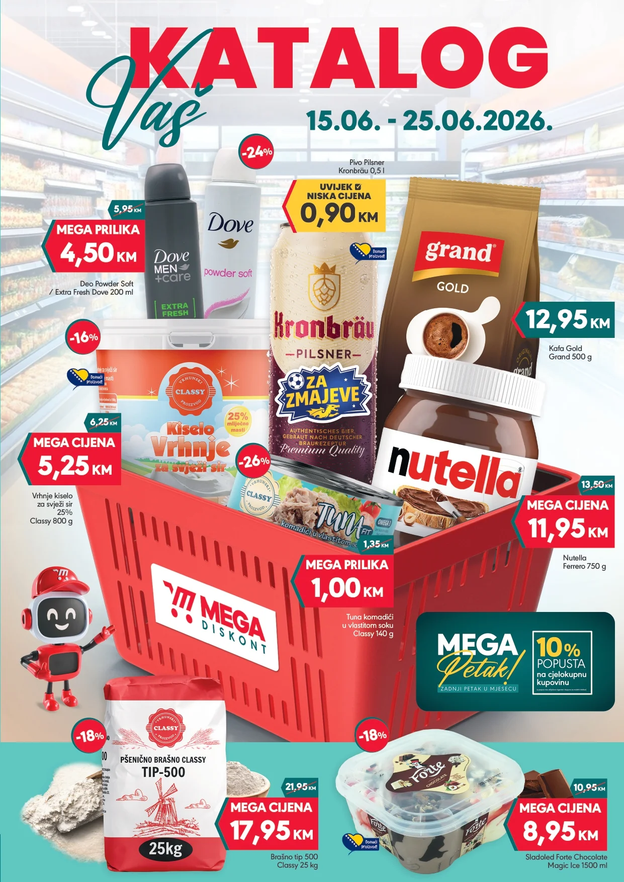 Mega Diskont katalog 15-25.6.2026. - str. 1