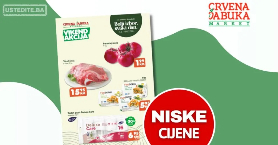 Crvena jabuka vikend akcija 4-6.6.2026.