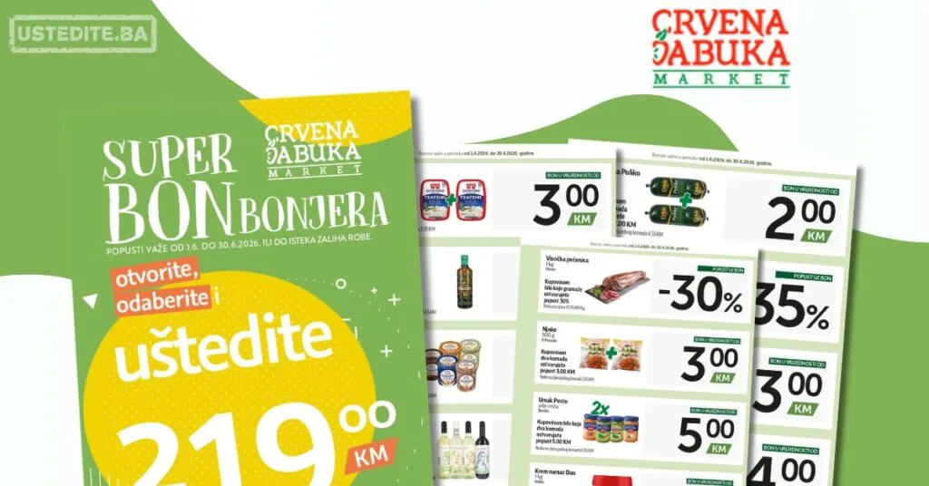 Crvena Jabuka katalog SUPER BONBONJERA 1-30.6.2026.