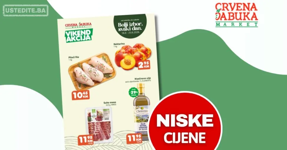 Crvena jabuka vikend akcija 18-20.6.2026.