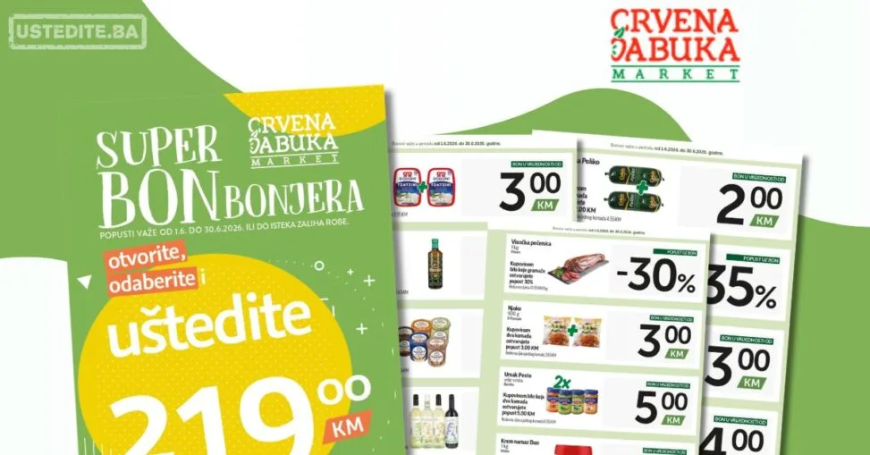 Crvena Jabuka katalog SUPER BONBONJERA 1-30.6.2026.