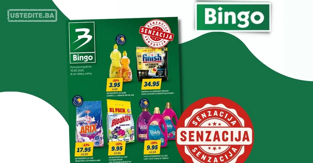 Bingo SENZACIONALNE CIJENE - akcija do 30.6.2026. - str. 1
