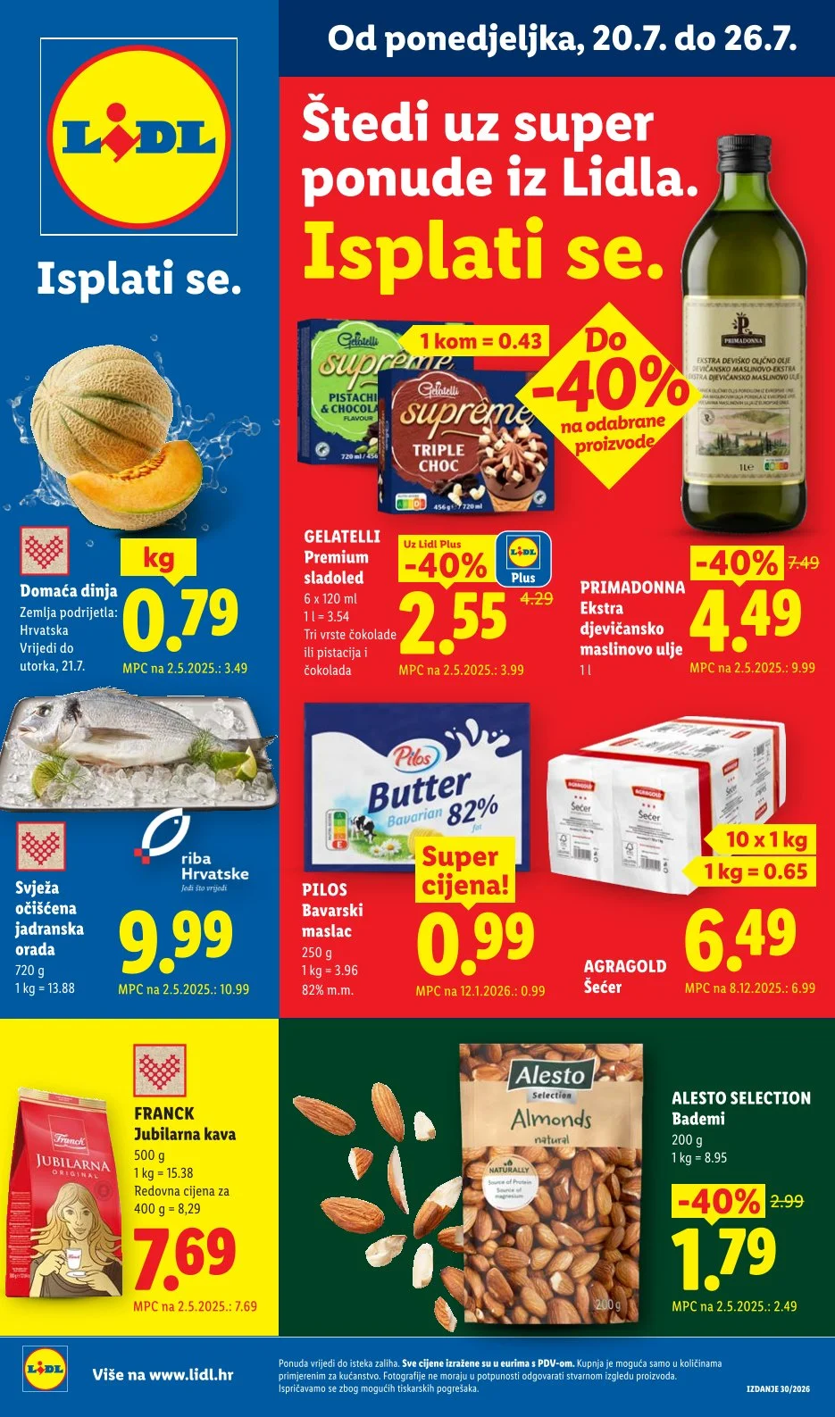 Lidl katalog HRVATSKA 20-26.7.2026. - str. 1