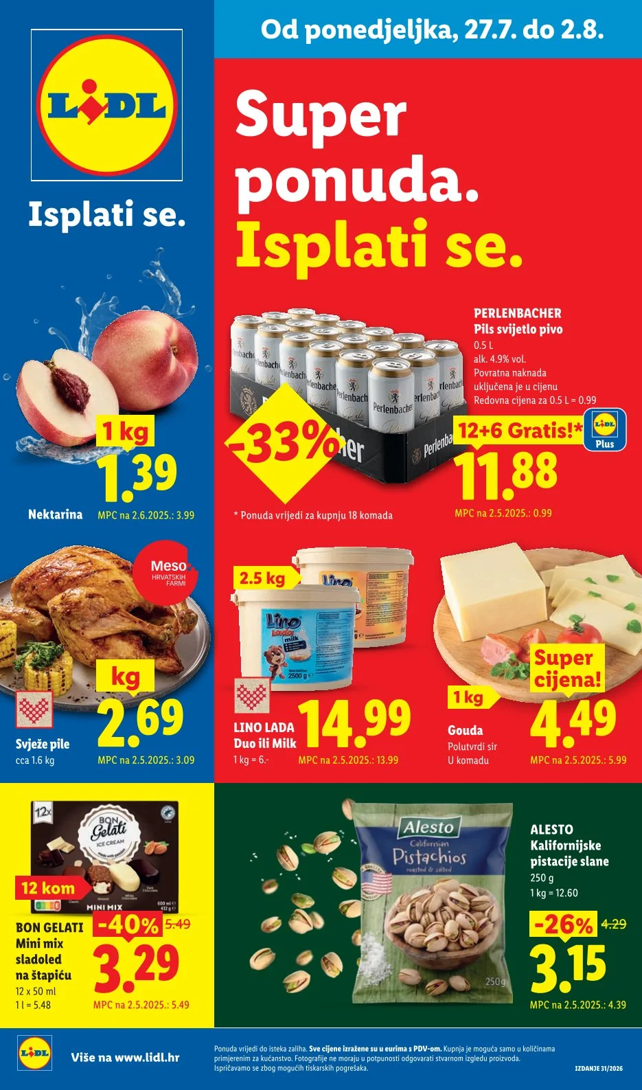 Lidl katalog HRVATSKA 27.7-2.8.2026. - str. 1