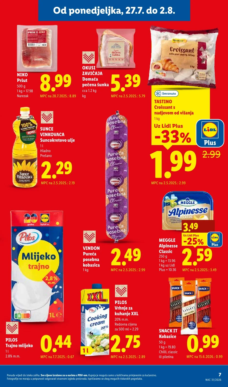 Lidl katalog HRVATSKA 27.7-2.8.2026. - str. 7
