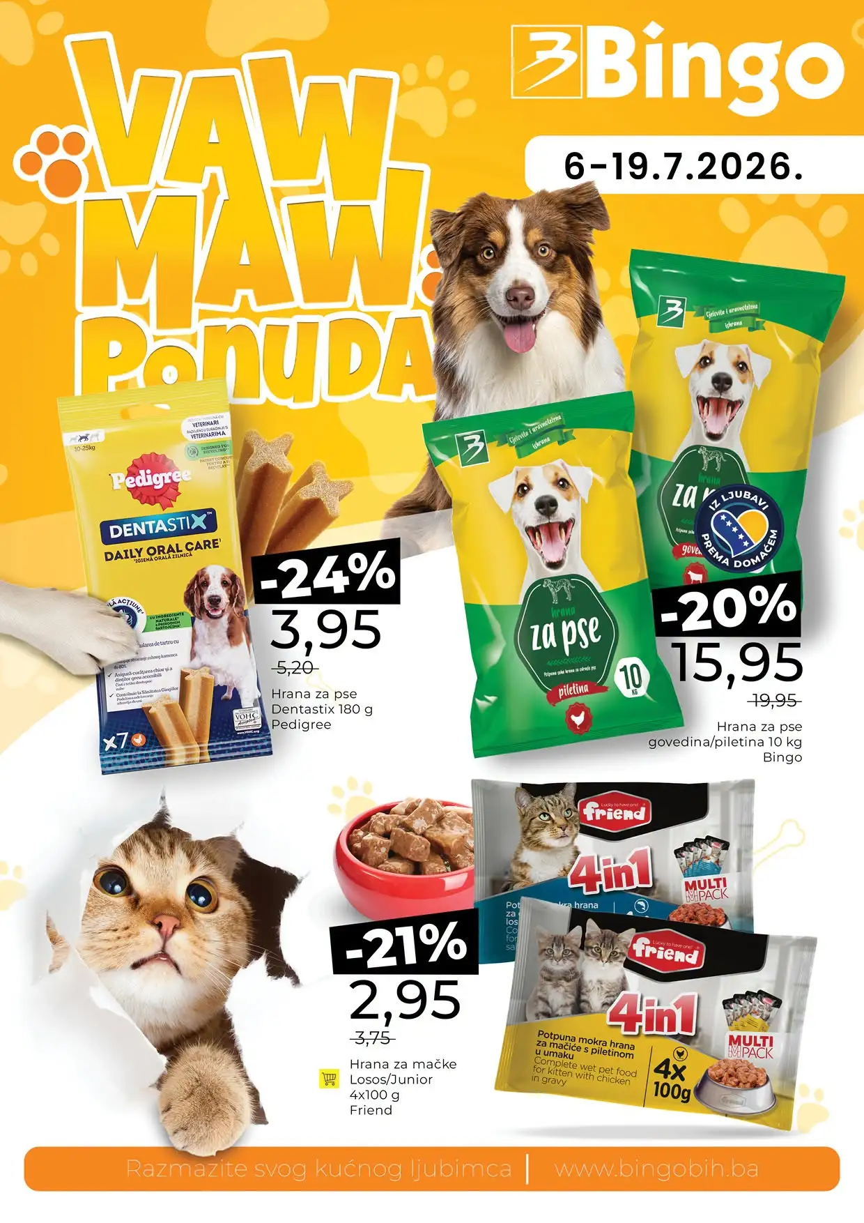 Bingo katalog VAW MAW PONUDA 6-19.7.2026. - str. 1
