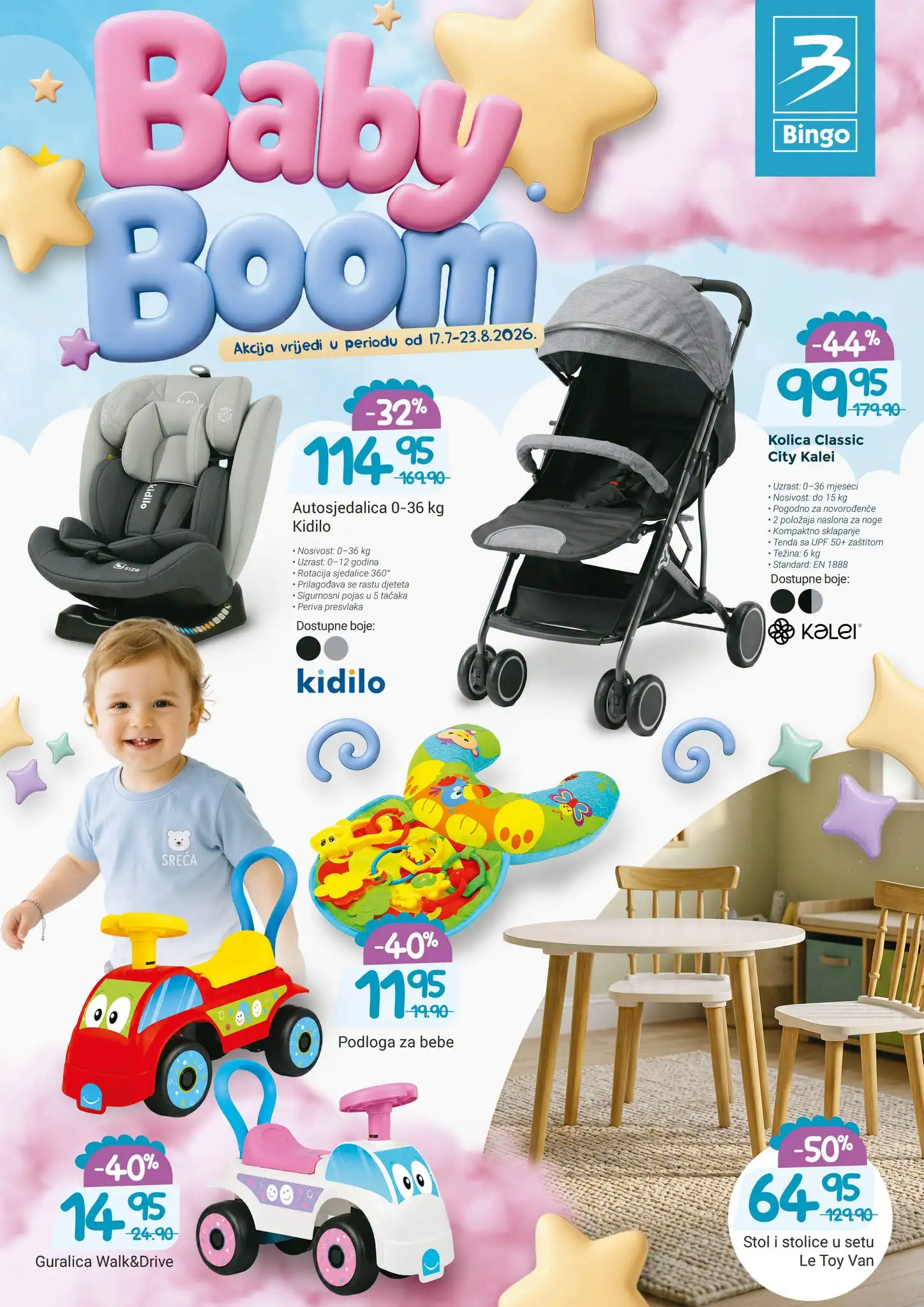 Bingo katalog BABY BOOM 17.7-23.8.2026. - str. 1