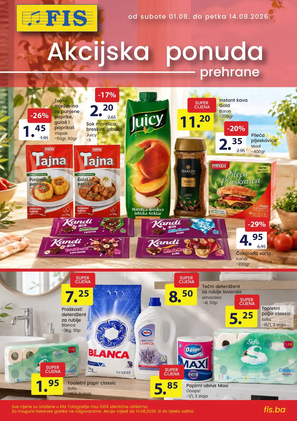 Fis katalog PREHRANA I HEMIJA 1-14.8.2026. - str. 1