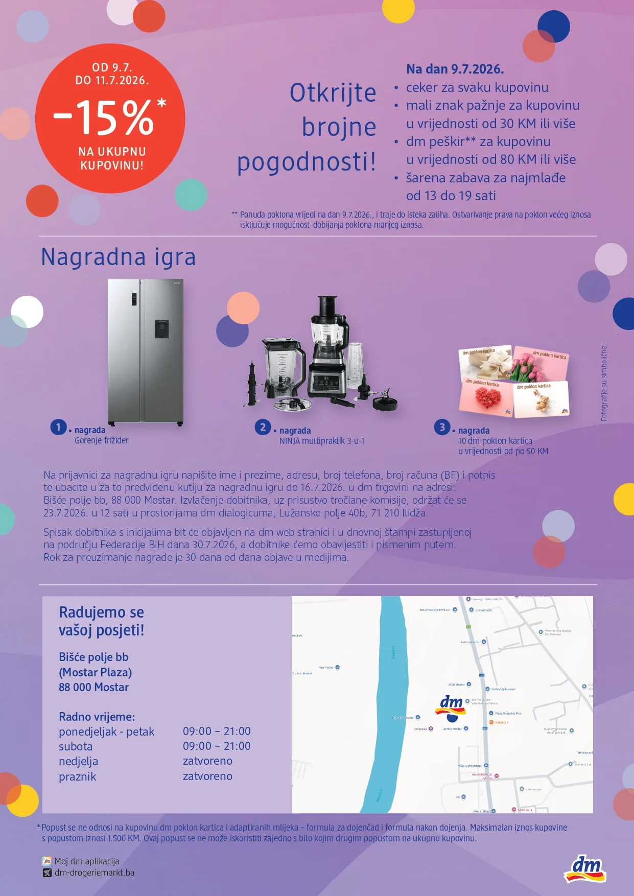 dm katalog SVE 1+1 GRATIS 9-11.7.2026. - str. 3