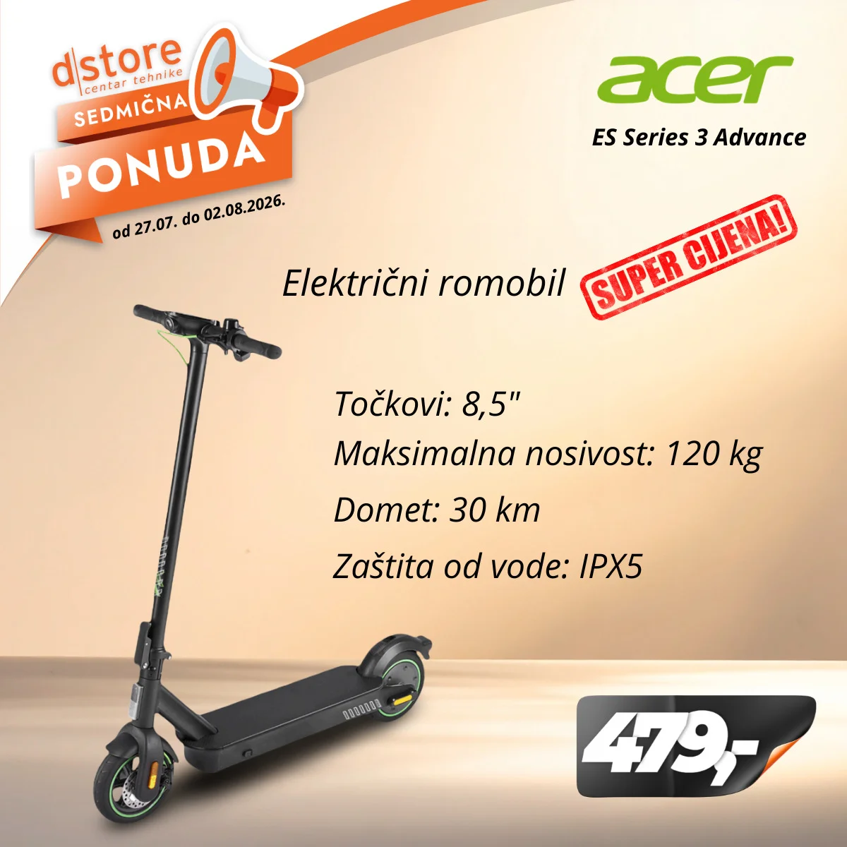 Dstore SEDMIČNA PONUDA 27.7-2.8.2026. - str. 3