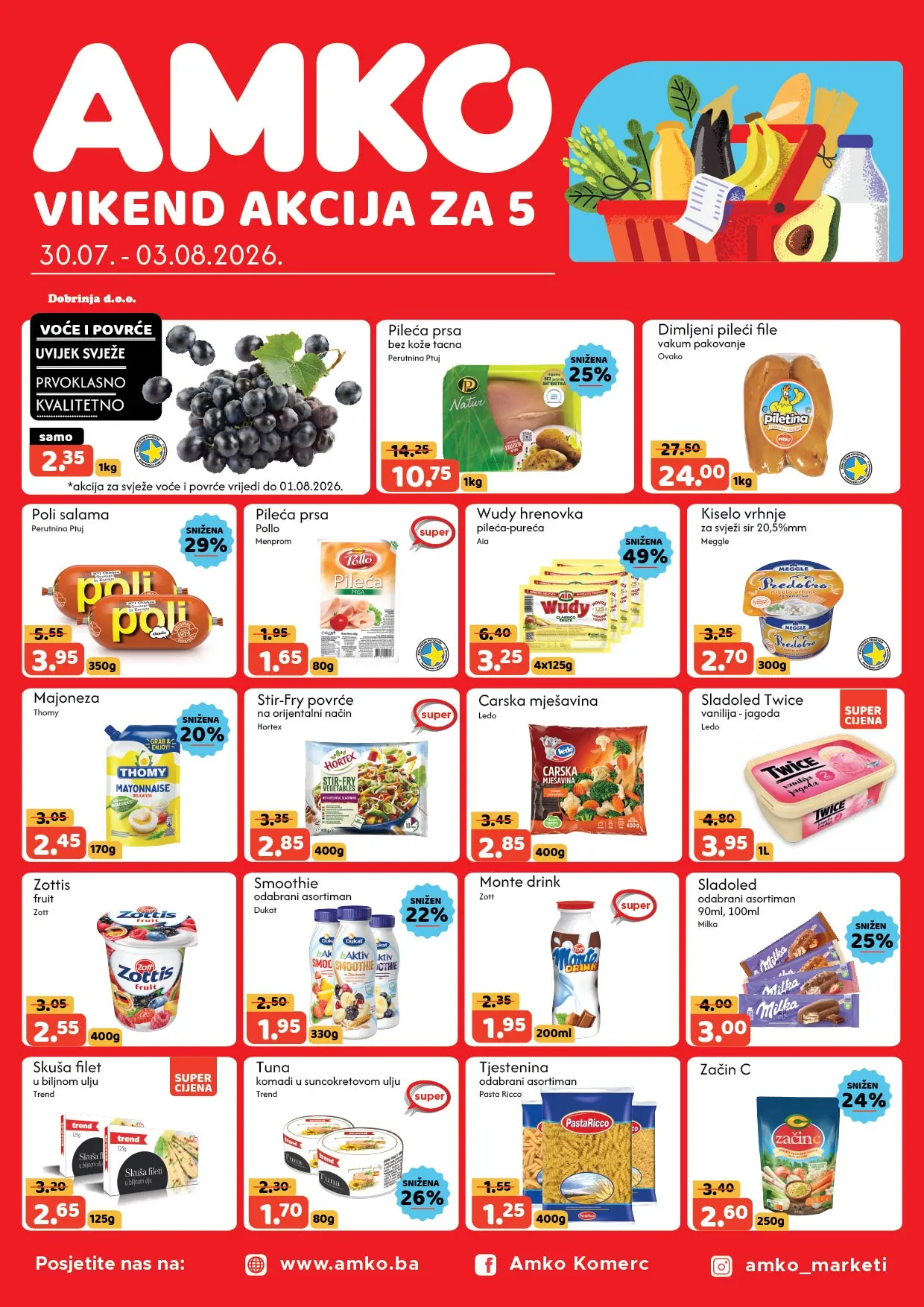 Amko vikend akcija 30.7-3.8.2026. - str. 1
