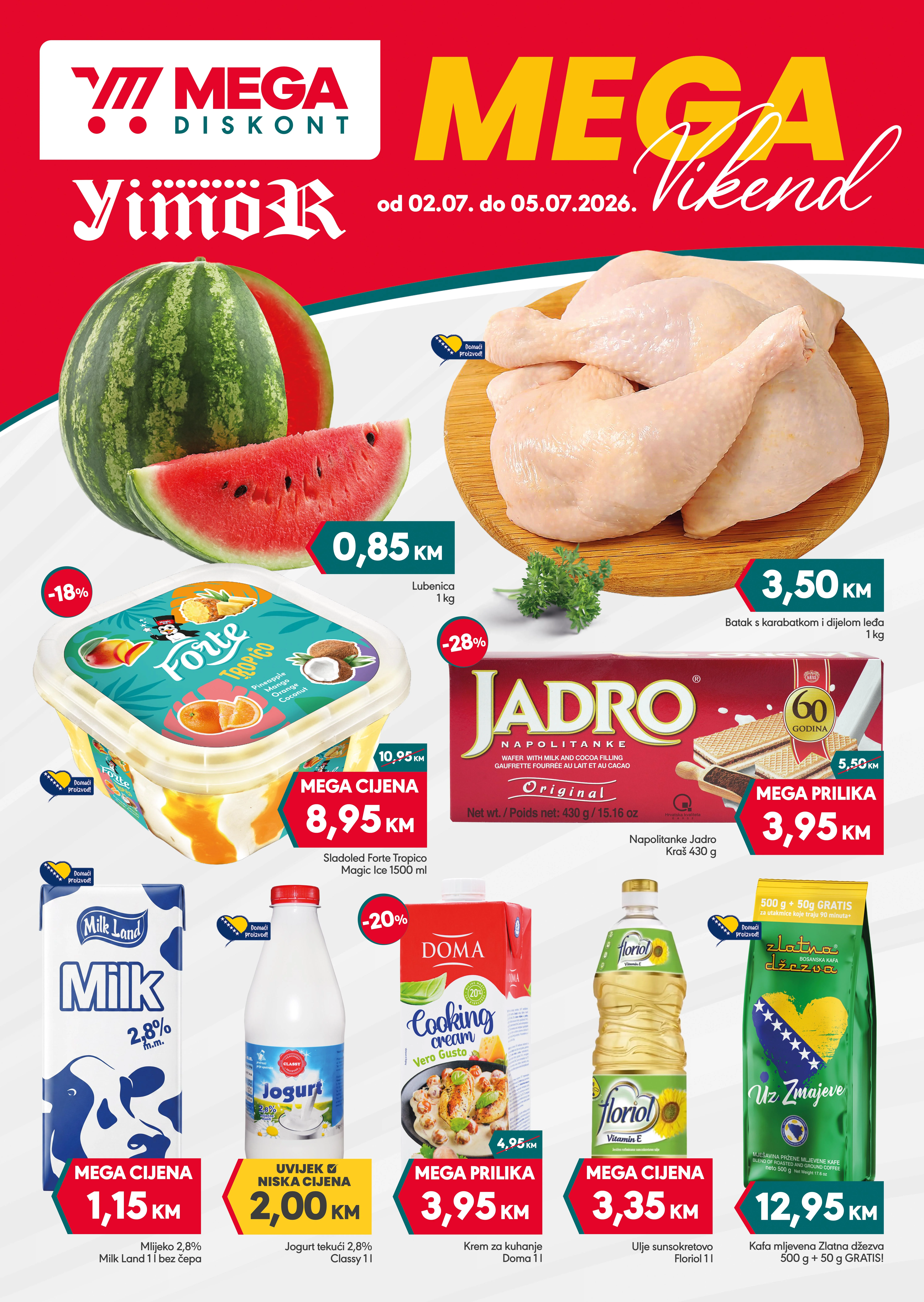 Mega Diskont vikend akcija 2-5.7.2026. - str. 1