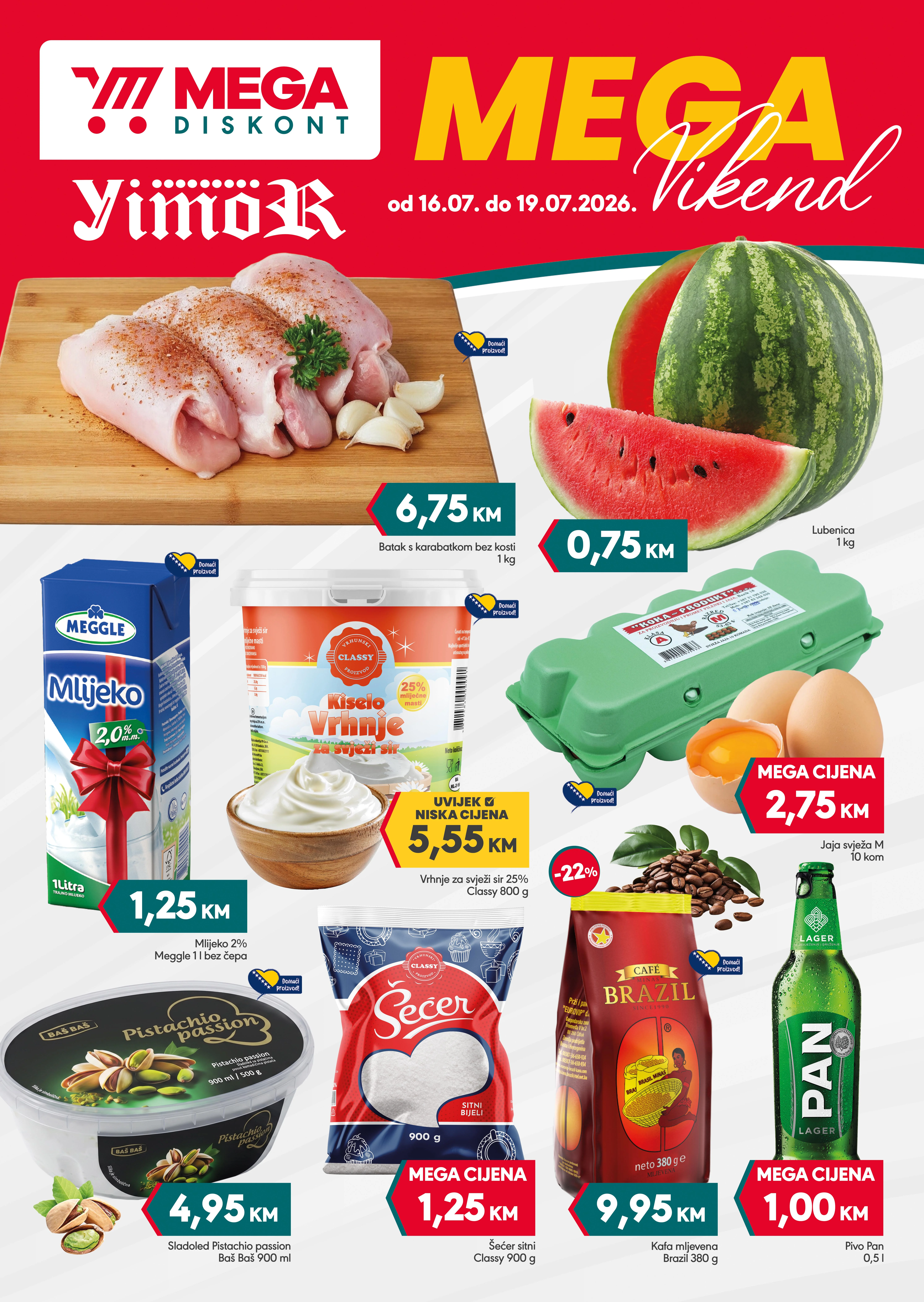 Mega Diskont vikend akcija 16-19.7.2026. - str. 1