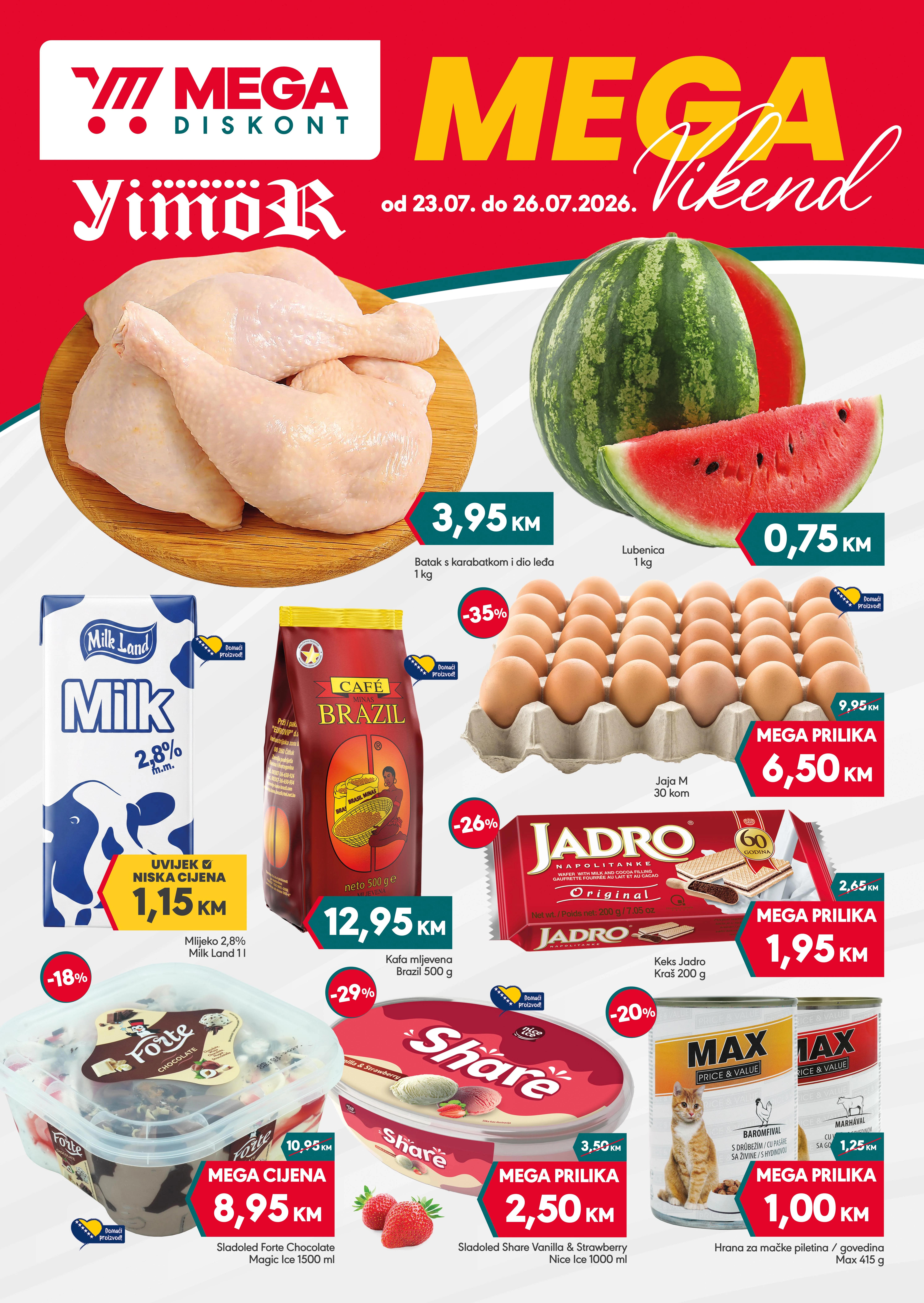 Mega Diskont vikend akcija 23-26.7.2026. - str. 1