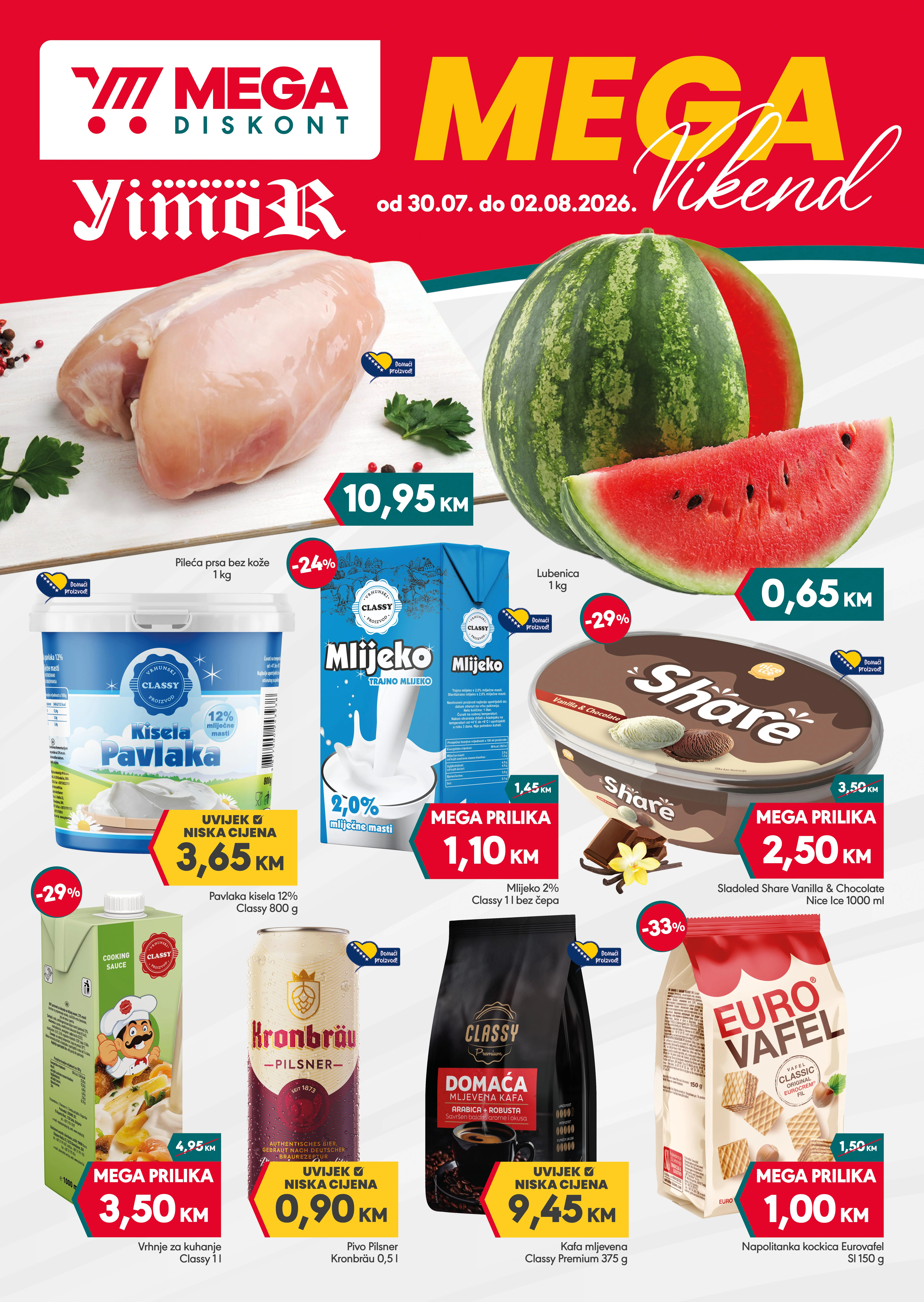 Mega Diskont vikend akcija 30.7-2.8.2026. - str. 1