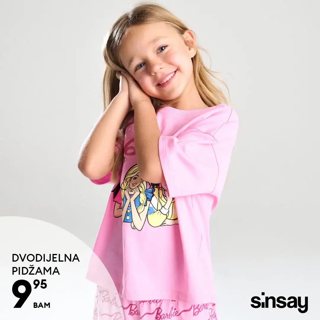 Sinsay akcija ODJEĆA ZA DJEVOJČICE juli/august2026. - str. 4
